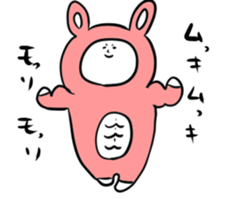 Steamed bread rabbit sticker #11313954