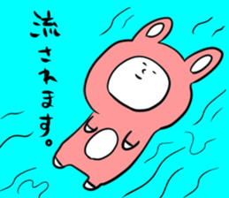 Steamed bread rabbit sticker #11313955