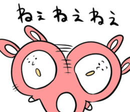 Steamed bread rabbit sticker #11313957