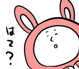 Steamed bread rabbit sticker #11313960