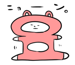 Steamed bread rabbit sticker #11313967