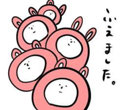 Steamed bread rabbit sticker #11313968