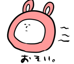 Steamed bread rabbit sticker #11313969