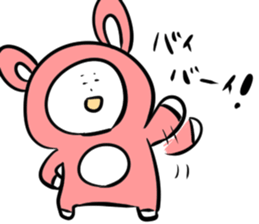 Steamed bread rabbit sticker #11313975