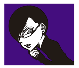 the collection of various expressions sticker #11314180