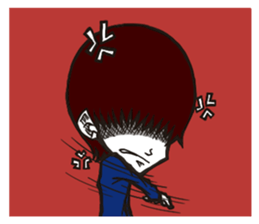 the collection of various expressions sticker #11314187