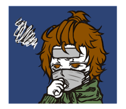 the collection of various expressions sticker #11314189