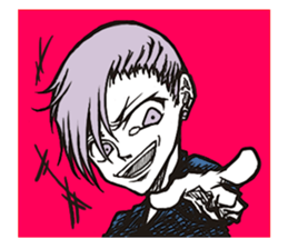 the collection of various expressions sticker #11314209