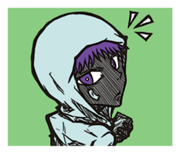 the collection of various expressions sticker #11314213