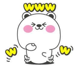 Polar bear carrot and stick4 sticker #11314423