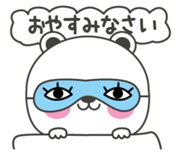 Polar bear carrot and stick4 sticker #11314430