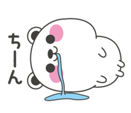 Polar bear carrot and stick4 sticker #11314435