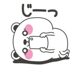 Polar bear carrot and stick4 sticker #11314444