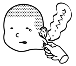 Simple Face People sticker #11314473