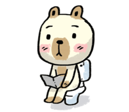 Bear fractious sticker #11314792