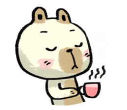 Bear fractious sticker #11314805