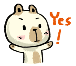 Bear fractious sticker #11314812