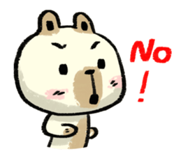 Bear fractious sticker #11314813