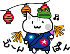 Japanese festival with Chino nyan sticker #11316232