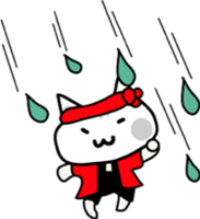 Japanese festival with Chino nyan sticker #11316248