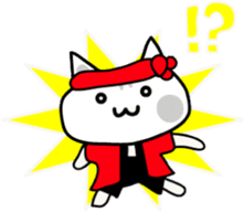 Japanese festival with Chino nyan sticker #11316249