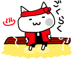 Japanese festival with Chino nyan sticker #11316251