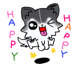 The puppy which is a good friend3! sticker #11316844