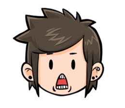 Emotionaly Boy sticker #11316879