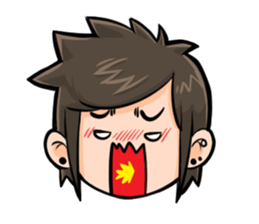 Emotionaly Boy sticker #11316885