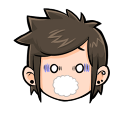 Emotionaly Boy sticker #11316886