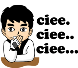 taekwondo boy 1 sticker #11317150