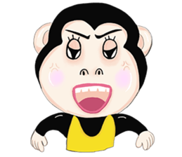 Ape language sticker #11317341