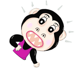 Ape language sticker #11317342