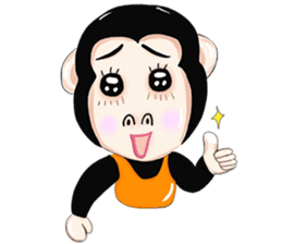 Ape language sticker #11317349