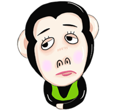 Ape language sticker #11317350