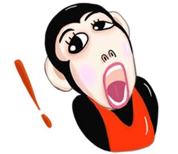 Ape language sticker #11317365