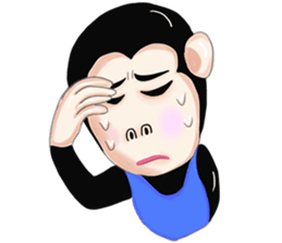 Ape language sticker #11317366