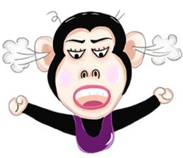 Ape language sticker #11317367