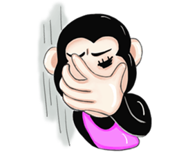 Ape language sticker #11317371