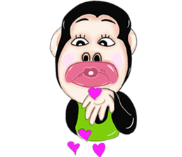 Ape language sticker #11317372