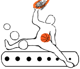 Basketball player vol.2 sticker #11317573