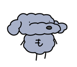 toy poodle moco sticker #11318097