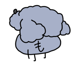 toy poodle moco sticker #11318101