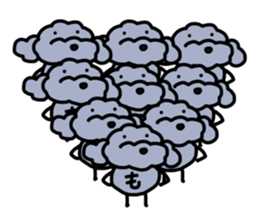 toy poodle moco sticker #11318108