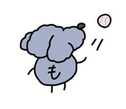 toy poodle moco sticker #11318109