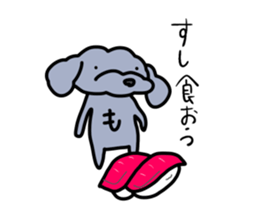 toy poodle moco sticker #11318111