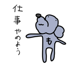 toy poodle moco sticker #11318112