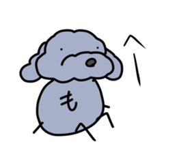 toy poodle moco sticker #11318113