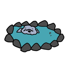 toy poodle moco sticker #11318117