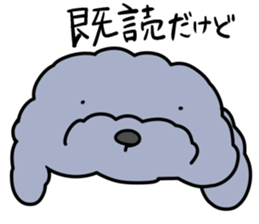 toy poodle moco sticker #11318119